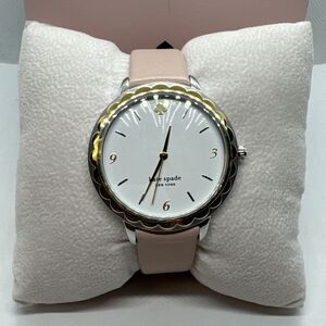 Kate Spade Morningside KSW1507 Women Blush Leather Strap Analog Dial Watch JNA86